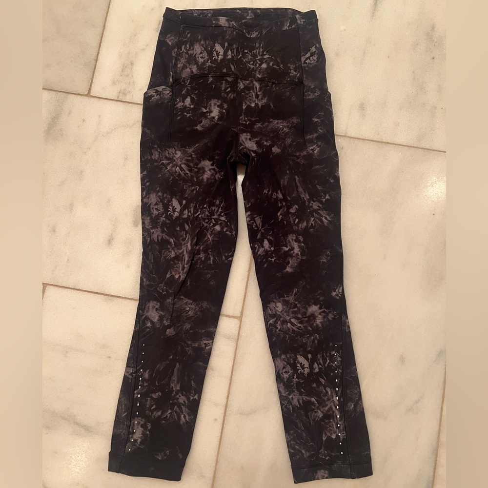 lululemon athletica Black and Gray Leggings